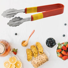 Stainless Steel Multipurpose Utility Tong / Serving Food Tongs / Tong for Kitchen and Bar / Frying, Clipping, Grilling Tong (2 Pcs Set) - dailyneed.life