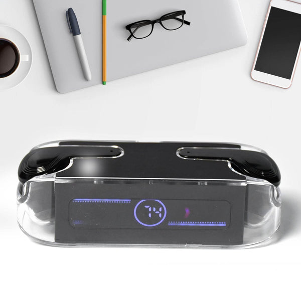 M12 Max Wireless Earbuds, Black Touch Control Bluetooth - dailyneed.life