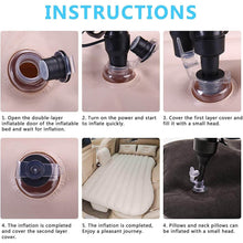 Comfy Car Camping: Inflatable Bed with Pillows & Pump (Portable) - dailyneed.life