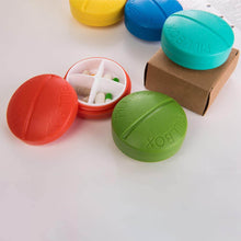 Portable Round Shape 4 Compartments Pill Box (1 Pc) - dailyneed.life
