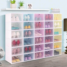 1 Layer Plastic Shoes Storage Box, Stackable Shoe Storage (1 pc / 32x21x12 CM) - dailyneed.life