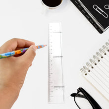 20 cm Transparent Plastic Ruler (1 Pc) - dailyneed.life