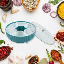 Dry Fruit & Snack Organizer: 360° Revolving Box (7 Compartments, Airtight) - dailyneed.life