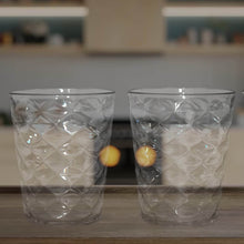 Apex Pyramid Design Unbreakable Plastic Glass – 300 ML - dailyneed.life