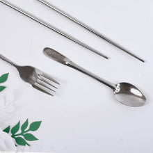 Portable Utensils Travel Camping Cutlery Set 4 Pc With case - dailyneed.life