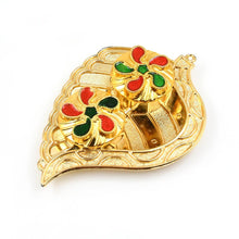Leaf Shape Special Puja Thali (1 Pc / Mix Design) - dailyneed.life