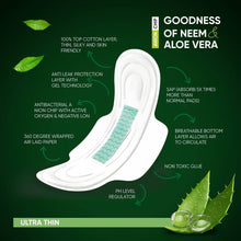 Sanitary Pantyliner with Neem & Aloe Vera, Ultra Thin, PH Balanced, Antibacterial (24 Pads, 155mm) - dailyneed.life