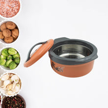 Casserole Box for Food Searving Inner Steel Insulated Casserole Hot Pot Flowers Printed Chapati Box for Roti Kitchen (Approx 2500 ml) - dailyneed.life