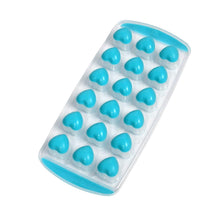Easy Push Premium -UP ice Tray, With Flexible Silicon Bottom, Heart Shape 18 Cube Trays - dailyneed.life