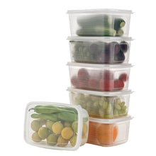 6 Pcs Multipurpose Plastic Food Storage Container Set - dailyneed.life
