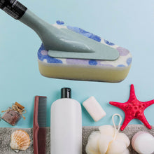 Triangular Sponge Brush – Long Handle Multipurpose Kitchen & Bathroom Cleaning Tool - dailyneed.life