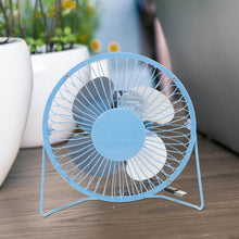 USB Table Desk Personal Metal Electronic Fan, Compatible with Computers, Laptops, Student Dormitory, Suitable For Office, School Use (1 Pc) - dailyneed.life