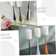 Multifunctional Silicone Bottle Cleaning Foam Brush with Plastic Long Handle (1 Pc) - dailyneed.life