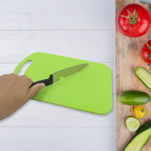 Premium Plastic Chopping Board & Steel Knife Vegetable Chopping Board With Knife Cutting Board for Kitchen Chopper Fruit and Vegetable Cutter Chopper Plastic (3 Pc Set) - dailyneed.life