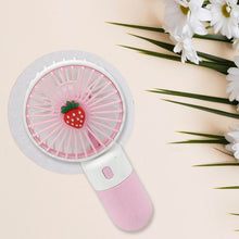 Portable Small Electric Fan Handheld, Rechargeable Mini Student Handheld Dormitory Class Personal Fan - dailyneed.life