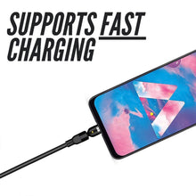 3 in 1 Magnetic USB Charging Cable | USB-c Android and Lightning with Extra Protecting Nylon| Strong Magnetic Cable with Full Rotation Support Fast Charging - dailyneed.life
