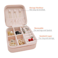 Mini PU Leather jewellery Box for Travel & Storage - dailyneed.life