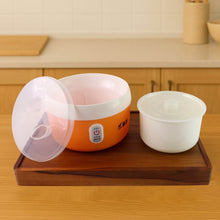 Orange ELECTRONIC YOGURT MAKER, AUTOMATIC YOGURT MAKER MACHINE 1L YOGHURT PLASTIC CONTAINER FOR HOME USE - dailyneed.life