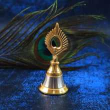 Brass and Steel Temple Ghanti (Pooja Bell) – Decorative Spiritual Accessory - dailyneed.life