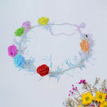 LED Flower Crown Headband – Multicolor Light-Up (1 Pc), Hair accessories - dailyneed.life