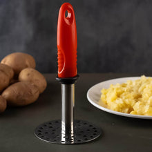 High Grade Stainless Steel Potato Masher Paubhaji / Pav Bhaji Masher with Plastic handle (1 Pc) - dailyneed.life