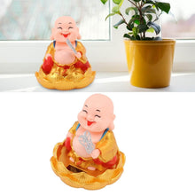 Solar Power Moving Buddha Car Ornament (1 Pc) - dailyneed.life