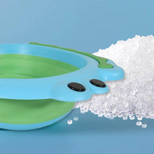 Frog Shape Foldable Baby Wash Basin, Space-Saving Lightweight Face Washing Tub (33×31cm / 1 Pc) - dailyneed.life