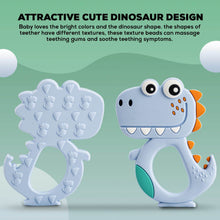 Silicone Dinosaur Teether for Baby (1 Pc / Mix Design & Color) - dailyneed.life