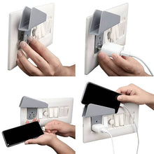 Plastic Secure Mobile Phone Charging Stand Holder (2 Pc / Mix Color) - dailyneed.life