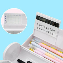 8 in 1 Compass Box, Geometry Box 2 Compartment, Pencil Box with 1 Calculator, 1 Mirror, 2 in 1 Marker Pen - dailyneed.life