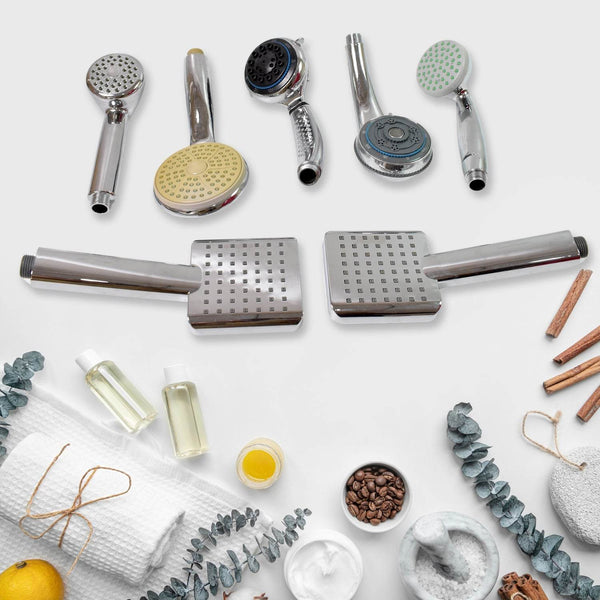 Plastic High Pressure Handheld Shower Head (1 Pc / Mix Design & Size) - dailyneed.life