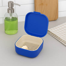 Blue Oblivion Multi-Purpose Storage Box with Lid, DENTURE CASE (1 Pc) - dailyneed.life
