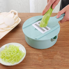 Vegetable Choppers with Drain Basket | 6 in 1 Vegetable Slicer Blades (1 Set) - dailyneed.life