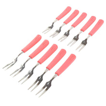 Premium Stainless Steel Fruit Fork Set – 10 Pieces with Soft Non-Slip Handle - dailyneed.life