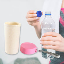 Travel Coffee Cup Portable Water Bottle Wheat Straw Coffee Tea Mug Coffee Mug with Lids for Coffee Tea (300 ML Approx) - dailyneed.life