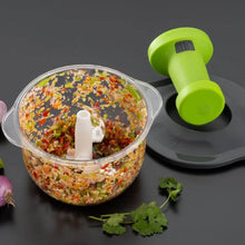 Push Chopper Manual Food Chopper and Hand Push Vegetable Chopper, Cutter, Mixer Set for Kitchen with 3 Stainless Steel Blade - dailyneed.life