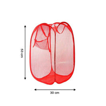 Laundry Hamper Mesh Fabric For Ventilation Foldable Storage Up Clothes Basket - dailyneed.life