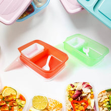 Kids Cartoon Printed Lunch Box Mix Design (1 Set) - dailyneed.life