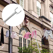 Stainless Steel Telescopic Pole Clothes Hooks Hanger (1 Pc / 155 cm) - dailyneed.life