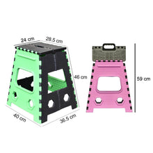 1pc 18inch Folding Stool for Adults and Kids, Also For Kitchen Stepping With (Brown Box) - dailyneed.life