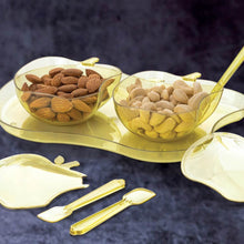 Apple Shape 2Piece Serving Set of Bowl with Spoon & Tray. Dinnerware Serving Snacks & Pickle - dailyneed.life