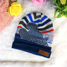 Cap for Winter Woolen Knitted Black Inside Fur Caps (1 Pc / Mix Design & Color) - dailyneed.life