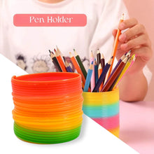 Rainbow Slinky Spring Toy – Compact, Portable Fun Toy for Kids & Adults, Great for Birthdays (1 Pc) - dailyneed.life
