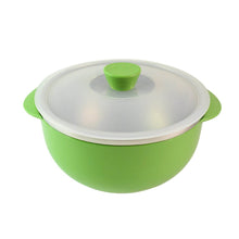 Apex 2200ml Microwave-Safe Plastic Serving Bowl with Lid (1 Pc) - dailyneed.life