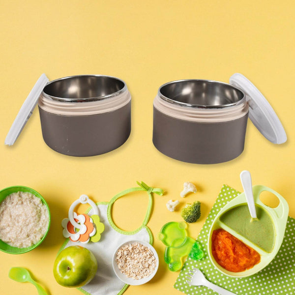 Ganesh Smart Stack 2-Layer Stainless Steel Leak-Proof Lunch Box for Office, School, Picnic - dailyneed.life