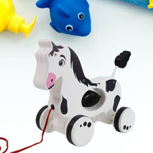 Hourse Pull Along Toddler Toy with Attractive Design - dailyneed.life
