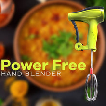 Power Free Manual Hand Blender with Stainless Steel Blades, Milk Lassi Maker, Egg Beater Mixer Rawai - dailyneed.life