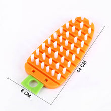 Vegetable Scrubbing Brush, Vegetable Scrubber Non‑Toxic Fruit Brush Carrot Shape Vegetable Brush for Potato for Vegetable - dailyneed.life