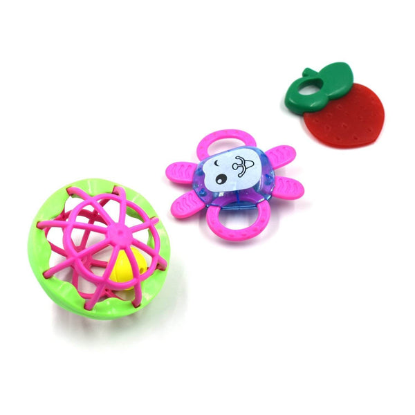 AT39 3Pc Rattles Baby Toy and game for kids and babies for playing and enjoying purposes. - dailyneed.life