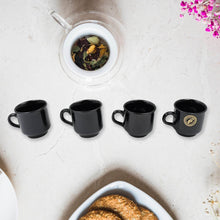 Pine Junction Ceramic Tea / cups / Mug Set With Pineapple Shape Serving Bowl (12 Pcs set) - dailyneed.life
